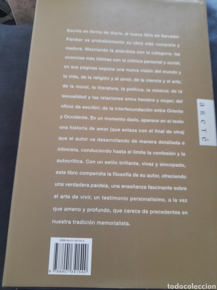 Libros de segunda mano: Cuaderno amarillo. Salvador P&aacute;niker - Foto 2
