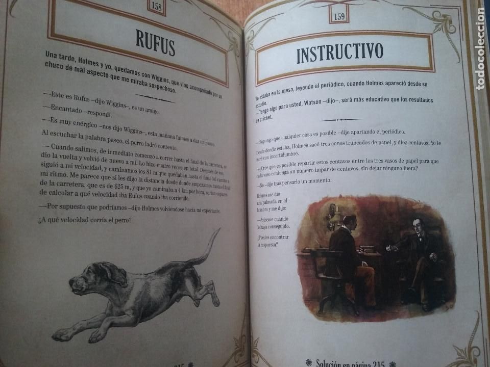 Libros de segunda mano: EL LIBRO DE LOS ENIGMAS DE SHERLOCK HOLMES, LOS CASOS PERDIDOS, LIBSA - Foto 2