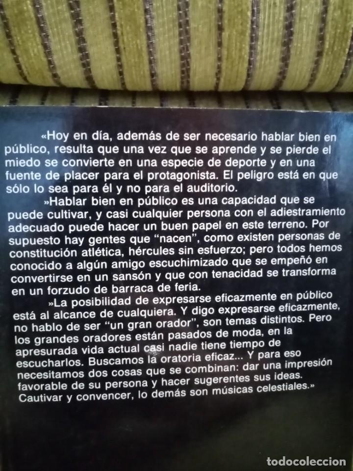 Libros de segunda mano: APRENDER A HABLAR EN P&Uacute;BLICO HOY - Foto 4