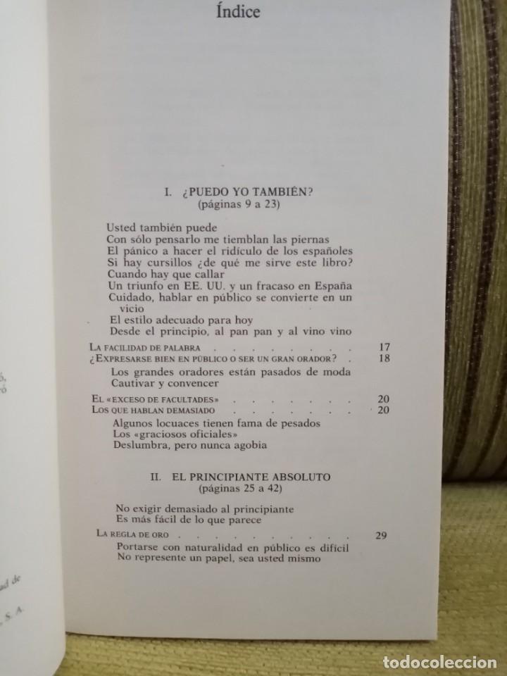 Libros de segunda mano: APRENDER A HABLAR EN P&Uacute;BLICO HOY - Foto 5