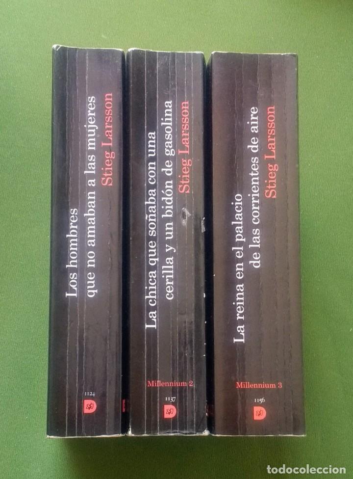Libros de segunda mano: TRILOGIA MILLENNIUM - STIEG LARSSON - COMPLETA - Foto 2