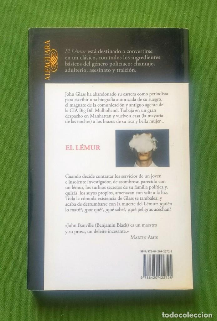 Libros de segunda mano: EL L&Eacute;MUR - BENJAMIN BLACK - ALFAGUARA - Foto 2