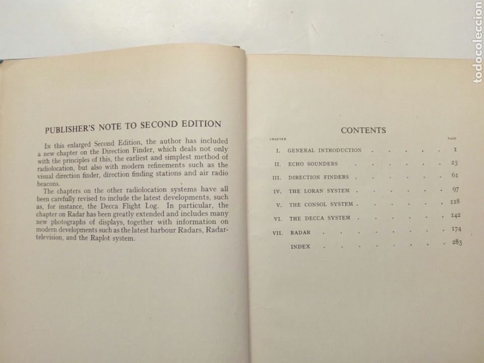 Libros de segunda mano: RADAR AND ELECTRONIC NAVIGATION ( G.J. Sonnenberg, 1955) - en ingl&eacute;s - - Foto 7