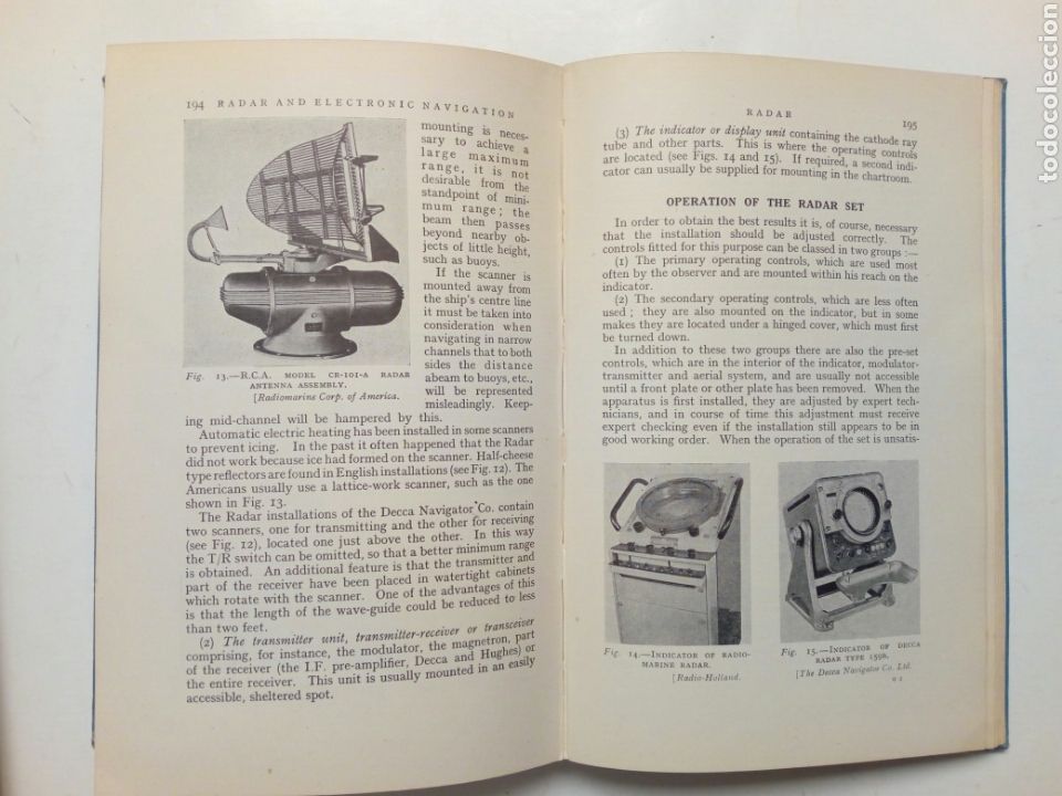 Libros de segunda mano: RADAR AND ELECTRONIC NAVIGATION ( G.J. Sonnenberg, 1955) - en ingl&eacute;s - - Foto 13