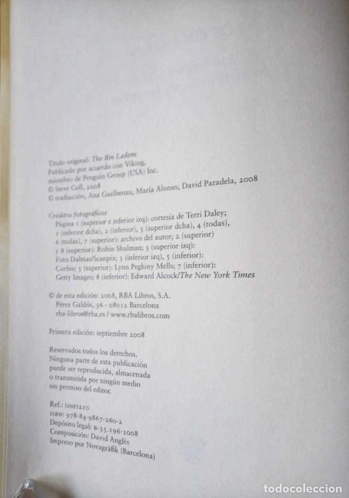 Libros de segunda mano: STEVE COLL LOS BIN LADEN - Foto 4