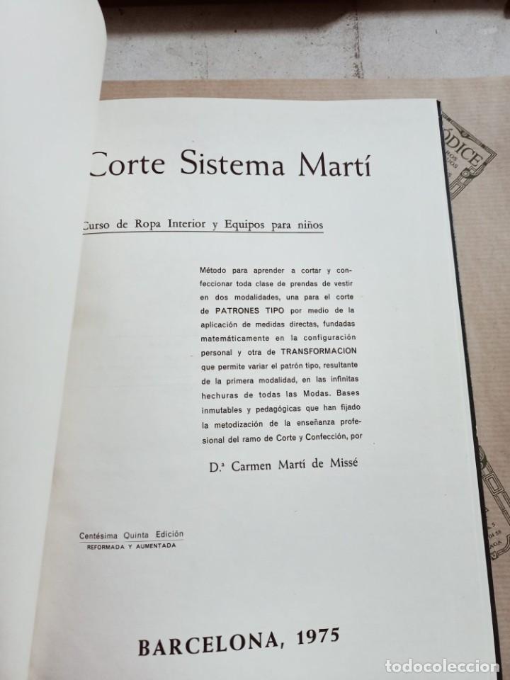 Libros de segunda mano: CORTE SISTEMA MARTI. LENCERIA - Foto 2
