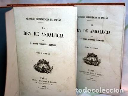 Libros de segunda mano: T&iacute;tulo del libro El Rey De Andalucia Autor D. Manuel Fernandez Y Gonzalez - Foto 2