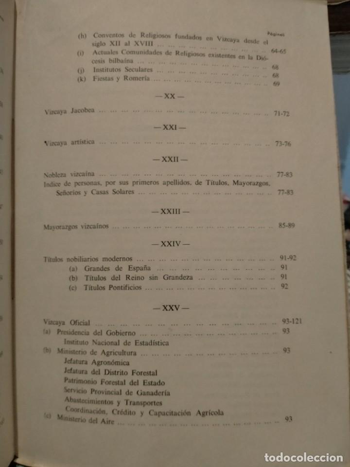 Libros de segunda mano: MARCELO N&Uacute;&Ntilde;EZ DE CEPEDA. EL AYER Y EL HOY DE VIZCAYA .E.A. - Foto 5