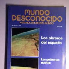 Libros de segunda mano: REVISTA MUNDO DESCONOCIDO - Nº 38 - LOS GOBIERNOS OCULTOS - ANDREAS FABER-KAISER. Lote 331033828