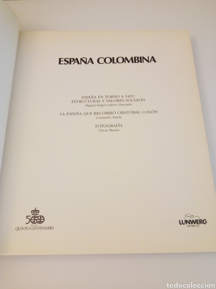 Libros de segunda mano: Libro Espa&ntilde;a Colombina - Foto 2