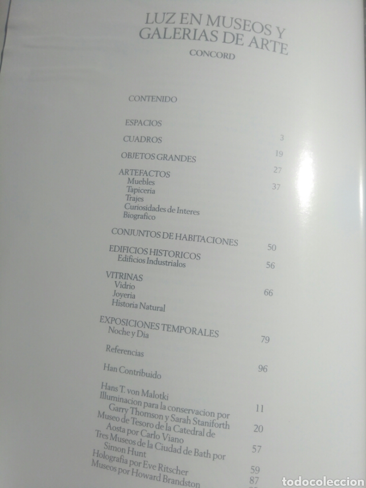 Libros de segunda mano: Luz en museos y galer&iacute;as de arte. - Foto 2
