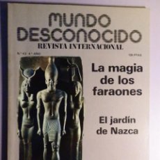 Libros de segunda mano: REVISTA MUNDO DESCONOCIDO - Nº 43 - LA MAGÍA DE LOS FARAONES - ANDREAS FABER-KAISER. Lote 331058878