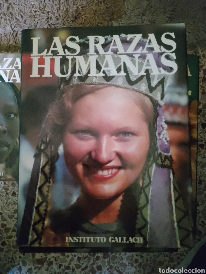 Libros de segunda mano: Las razas humanas, instituto Gallach 4 TOMOS - Foto 3