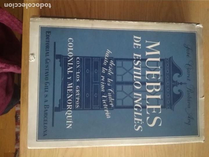 Libros de segunda mano: MUEBLES DE ESTILO INGLES DE JOSE CLARET RUBIRA - Foto 1