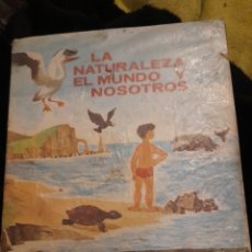 Libros de segunda mano: LA NATURALEZA Y EL MUNDO, ILUSTRACIONES DE PERELLON DE 1965. Lote 331337458
