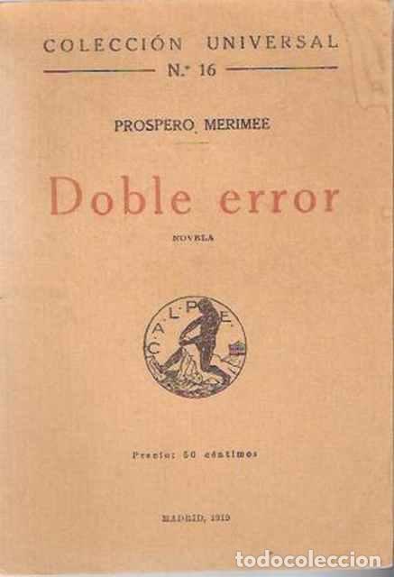 Libros de segunda mano: Doble error - Merimee, Prospero - Foto 1