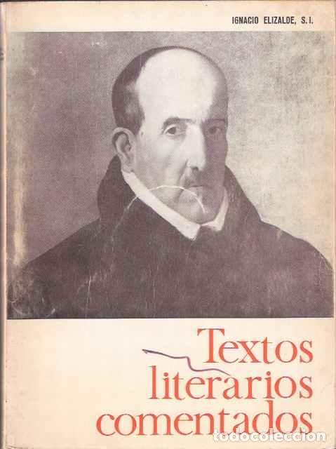Libros de segunda mano: Textos literarios comentados - Elizalde, Ignacio - Foto 1