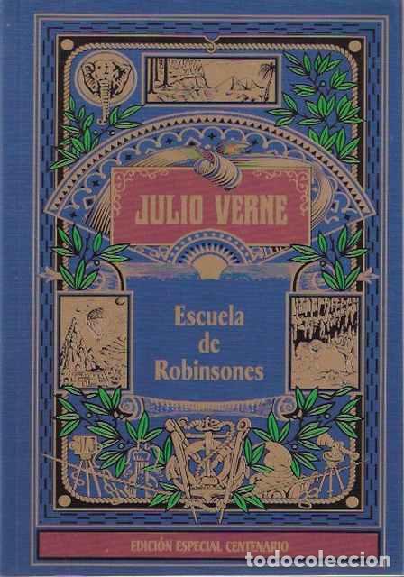 Libros de segunda mano: Escuela de Robinsones - Verne, Julio - Foto 1