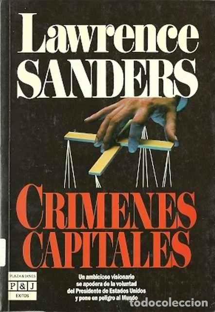 Libros de segunda mano: Cr&iacute;menes capitales - Sanders, Lawrence - Foto 1