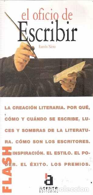 Libros de segunda mano: El oficio de escribir - Nieto, Ram&oacute;n - Foto 1