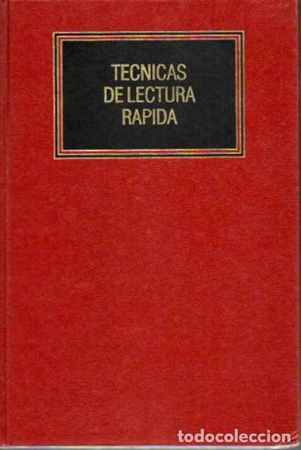 Libros de segunda mano: T&eacute;cnicas de lectura r&aacute;pida - VV.AA. - Foto 1