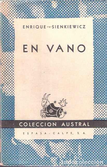 Libros de segunda mano: En vano - Sienkiewicz, Enrique - Foto 1