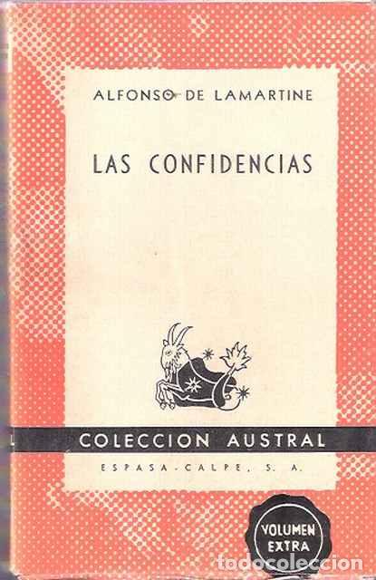 Libros de segunda mano: Las confidencias - Lamartine, Alfonso de - Foto 1