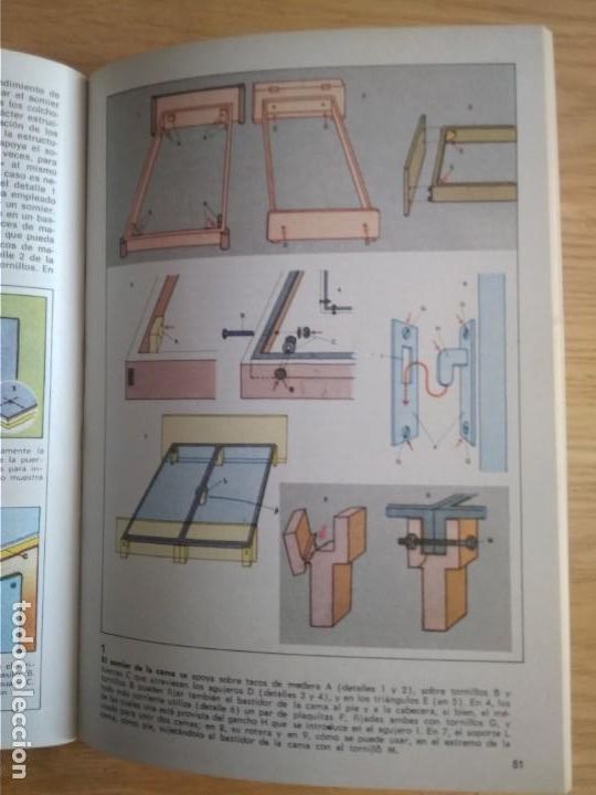 Libros de segunda mano: REPARACION Y CONSTRUCCION DE MUEBLES , VOLUMENES 1 y 2 - Foto 4