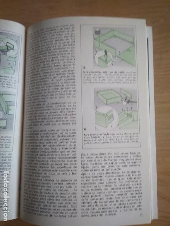 Libros de segunda mano: REPARACION Y CONSTRUCCION DE MUEBLES , VOLUMENES 1 y 2 - Foto 7
