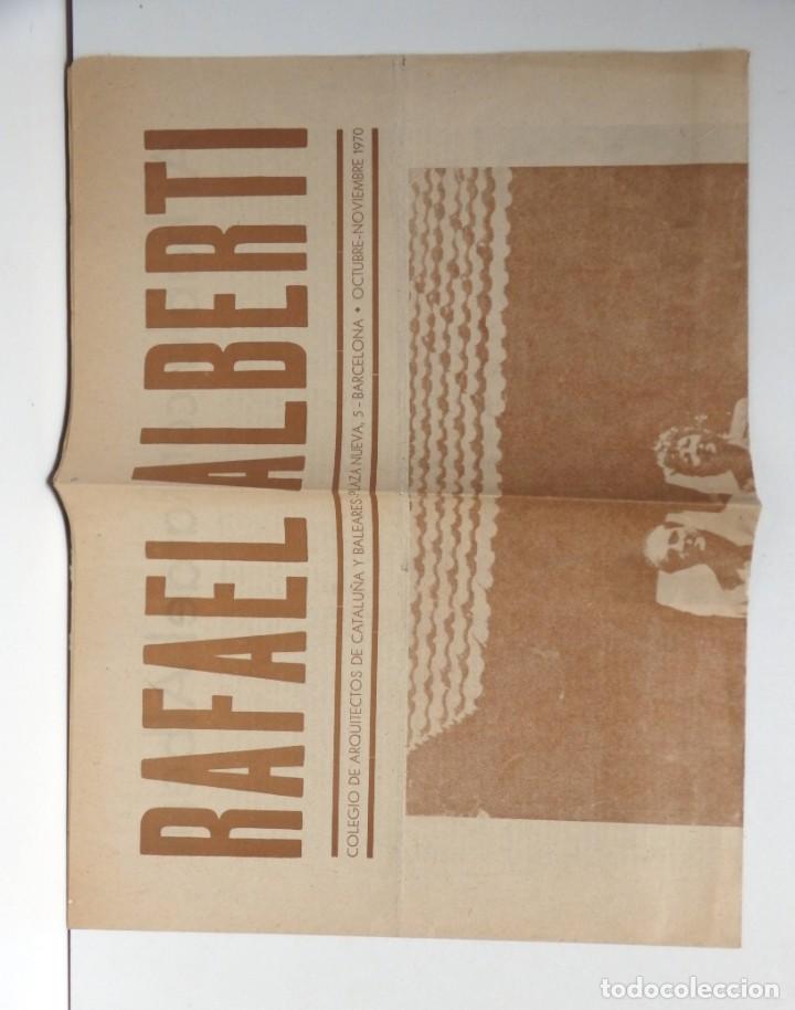 Libros de segunda mano: Rafael Alberti. Colegio de Arquitectos de Catalu&ntilde;a. 1970 - Foto 1