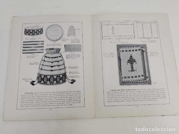 Libros de segunda mano: L-6317. STITCHING CROCHETING KNITTING HOOKED RUG MAKING. ELLA L.LANGENBERG. 1941. - Foto 8