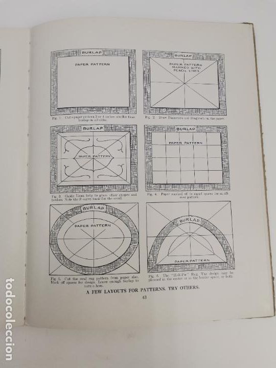 Libros de segunda mano: L-6317. STITCHING CROCHETING KNITTING HOOKED RUG MAKING. ELLA L.LANGENBERG. 1941. - Foto 9