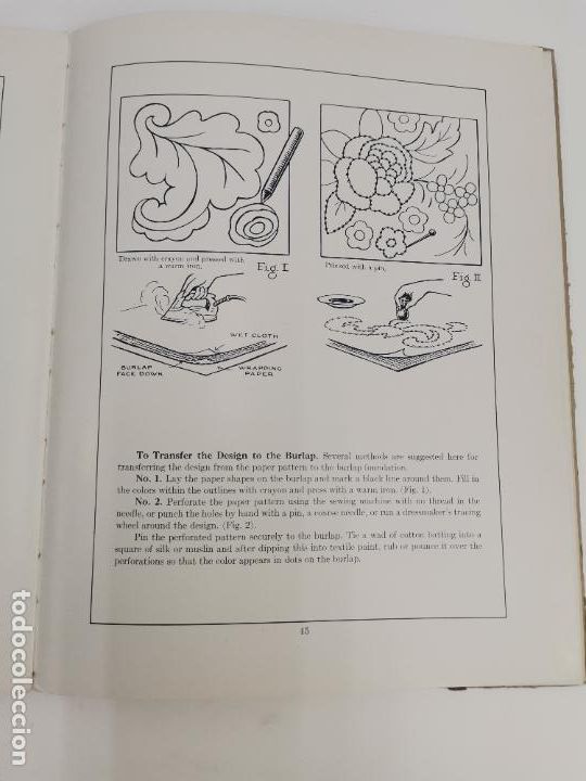 Libros de segunda mano: L-6317. STITCHING CROCHETING KNITTING HOOKED RUG MAKING. ELLA L.LANGENBERG. 1941. - Foto 10