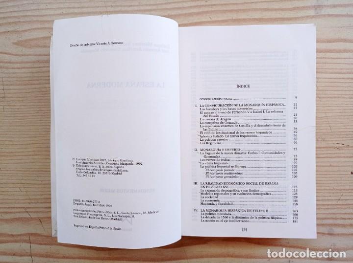 Libros de segunda mano: La Espa&ntilde;a Moderna - 1995 - Ediciones Istmo - Foto 2