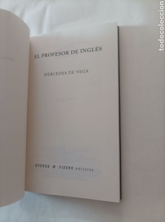 Libros de segunda mano: El profesor de ingl&eacute;s / Mercedes de Vega - Foto 2