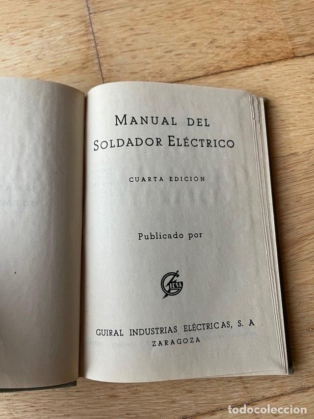 Libros de segunda mano: Manual del soldador electrico - Foto 1