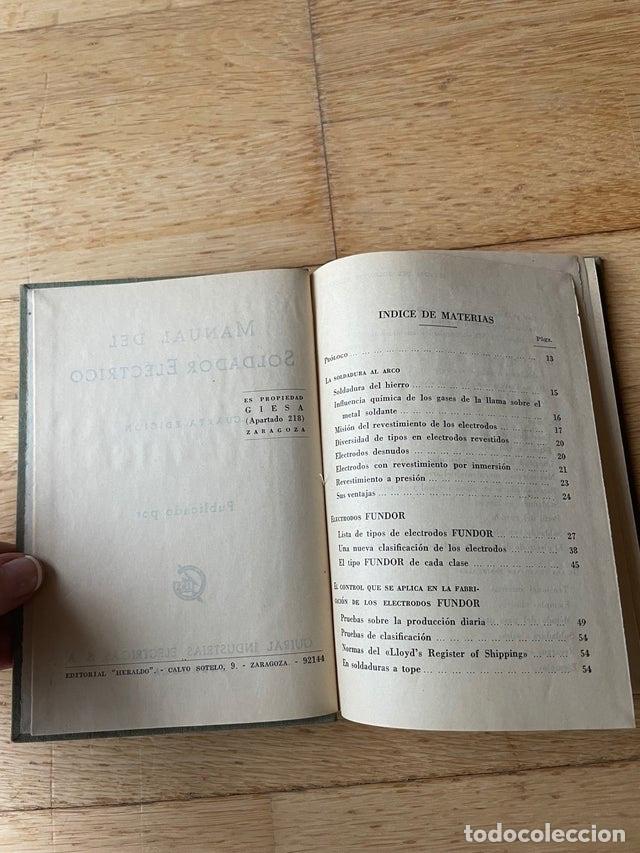 Libros de segunda mano: Manual del soldador electrico - Foto 2