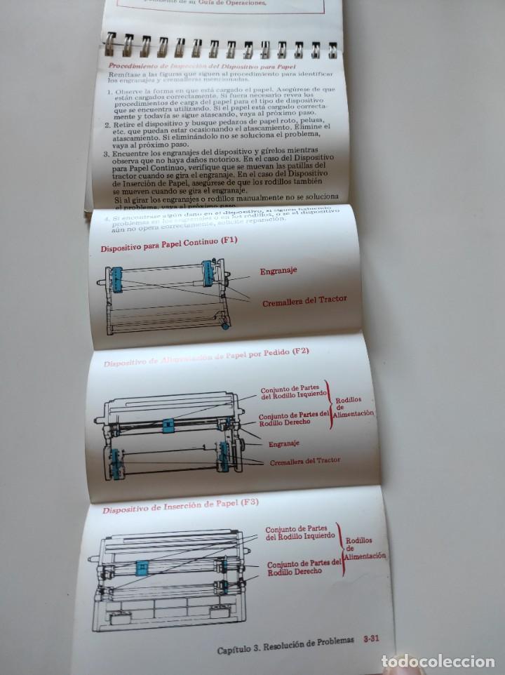 Libros de segunda mano: Manual de instrucciones de impresora IBM 4224 - Foto 6
