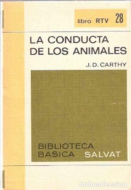 Libros de segunda mano: La conducta de los animales - Carthy, J.D. - Foto 1