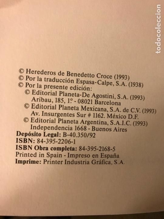 Libros de segunda mano: Breviario de est&eacute;tica. Benedetto Croce - Foto 2