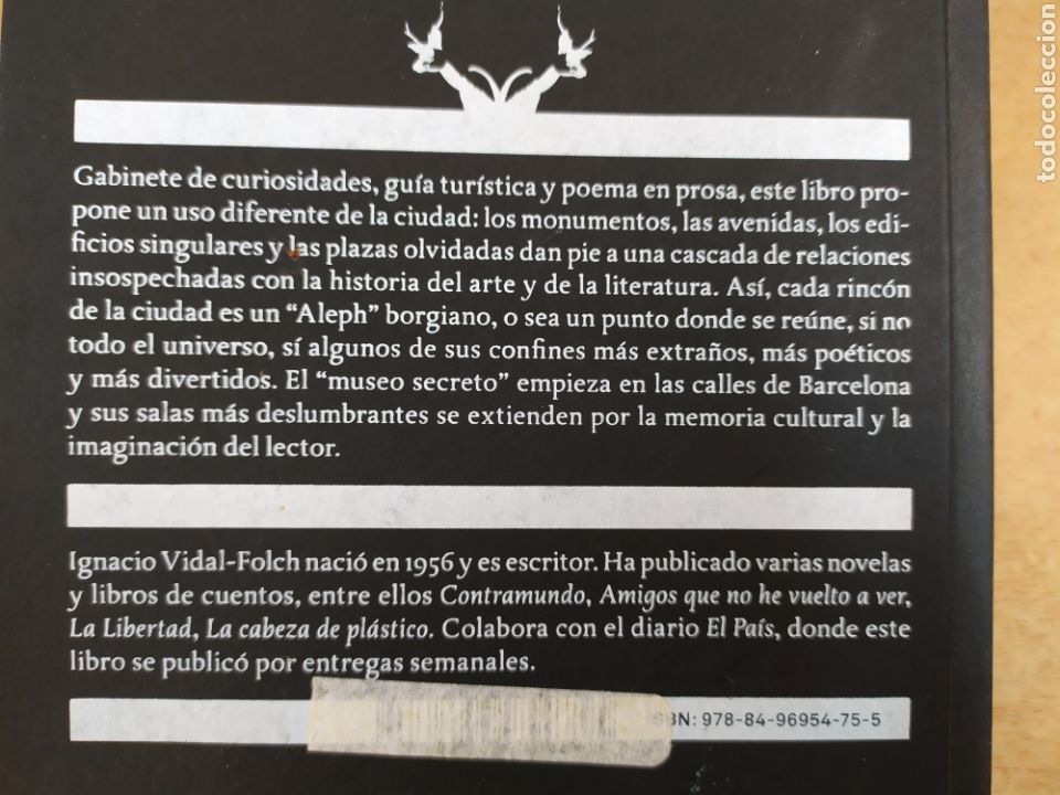 Libros de segunda mano: BARCELONA MUSEO SECRETO / IGNACIO VIDAL-FOLCH / 2009. ACTAR - Foto 3