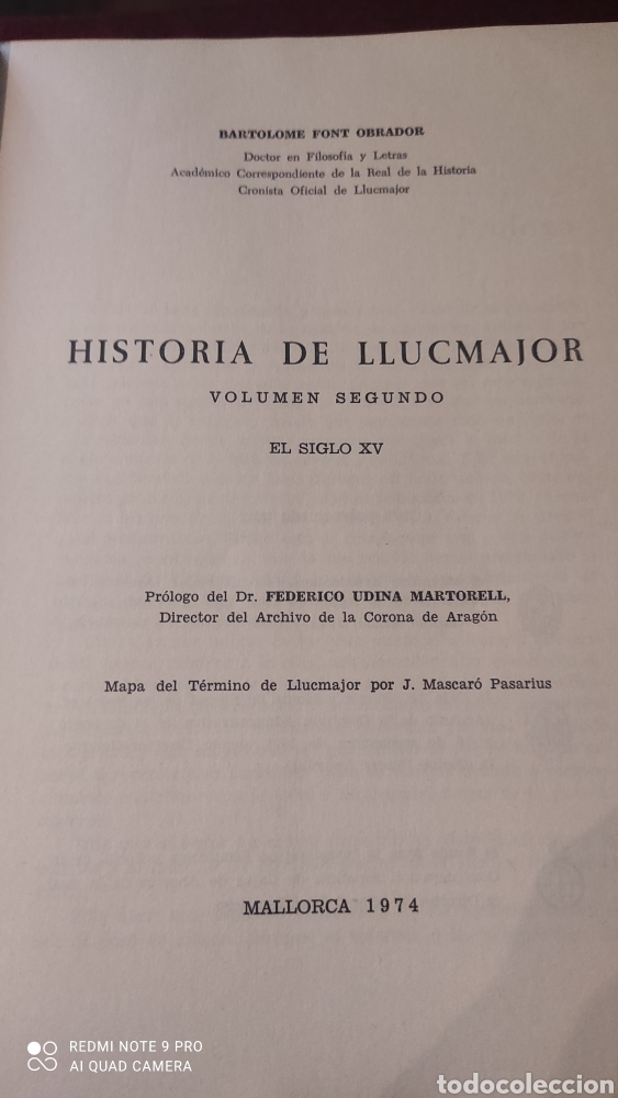 Libros de segunda mano: Historia de Llucmajor. Volumen segundo. - Foto 2