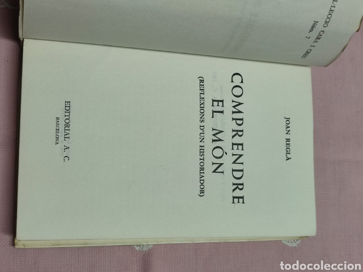 Libros de segunda mano: Comprendre el m&oacute;n. Joan Regl&agrave; - Foto 3