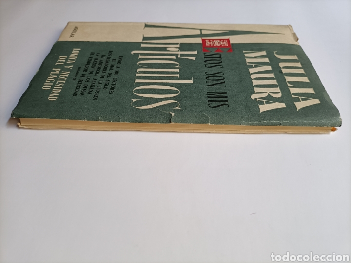 Libros de segunda mano: Julia Maura Estos son mis art&iacute;culos. - Foto 3