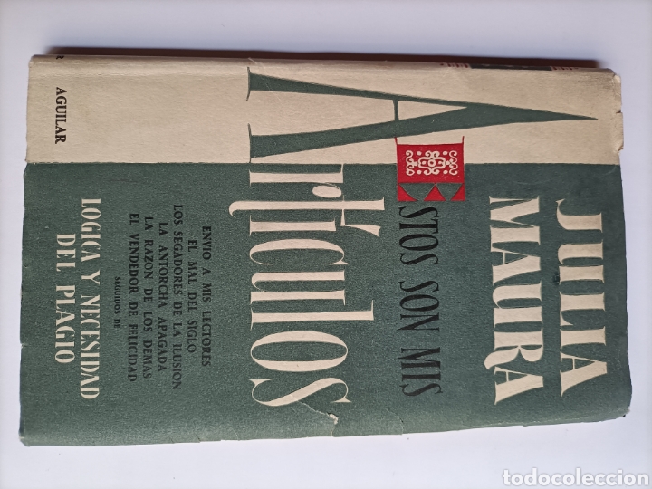 Libros de segunda mano: Julia Maura Estos son mis art&iacute;culos. - Foto 4