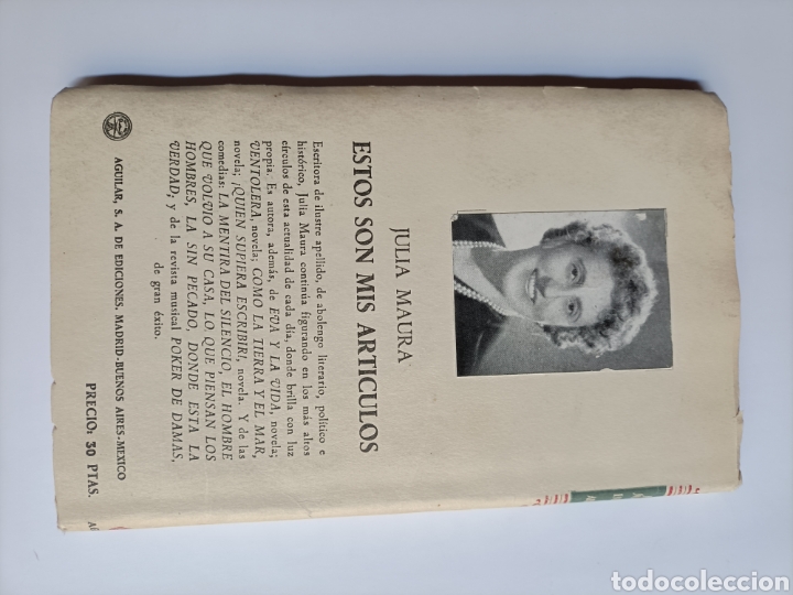 Libros de segunda mano: Julia Maura Estos son mis art&iacute;culos. - Foto 6