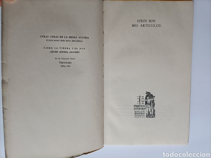 Libros de segunda mano: Julia Maura Estos son mis art&iacute;culos. - Foto 8