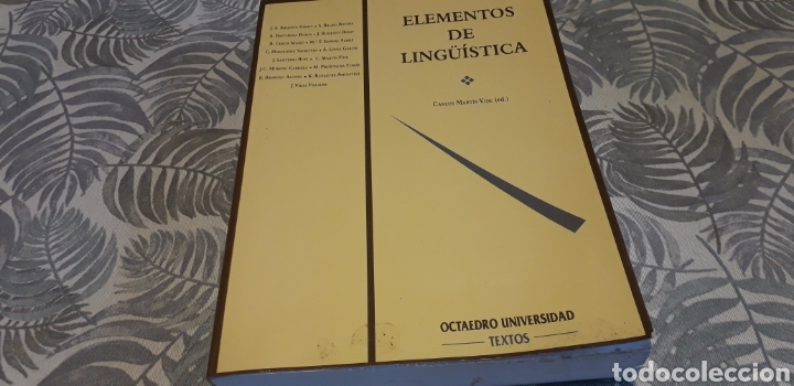 Libros de segunda mano: ELEMENTOS DE LINGUISTICA, CARLOS MART&Iacute;N VIDE, - Foto 1