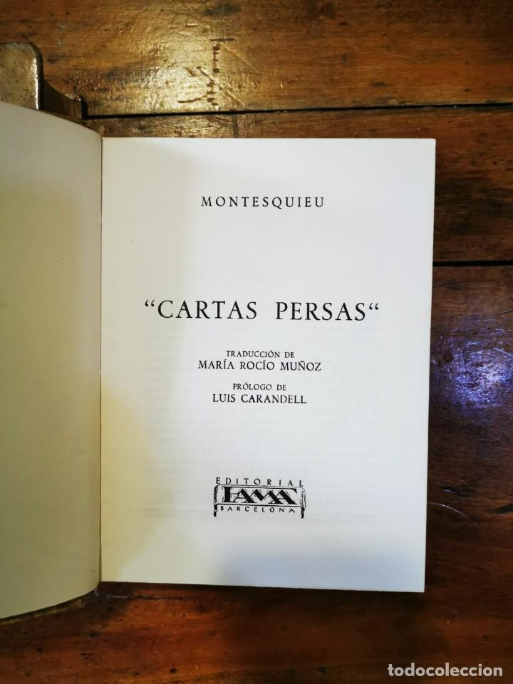 Libros de segunda mano: MONTESQUIEU. Cartas persas - Foto 1