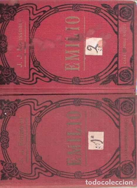 Libros de segunda mano: Emilio, tomo primero y segundo. - Rousseau, Jean Jacques - Foto 1